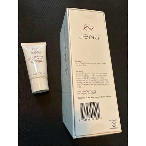 JeNu Plus Ultrasonic Infuser Anti Aging Device Face Massager gel  Facial Skin Ti - Picture 7 of 10